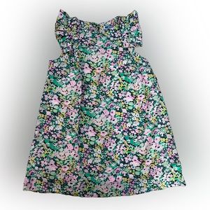 Jacadi floral Girls Dress - size 6y
